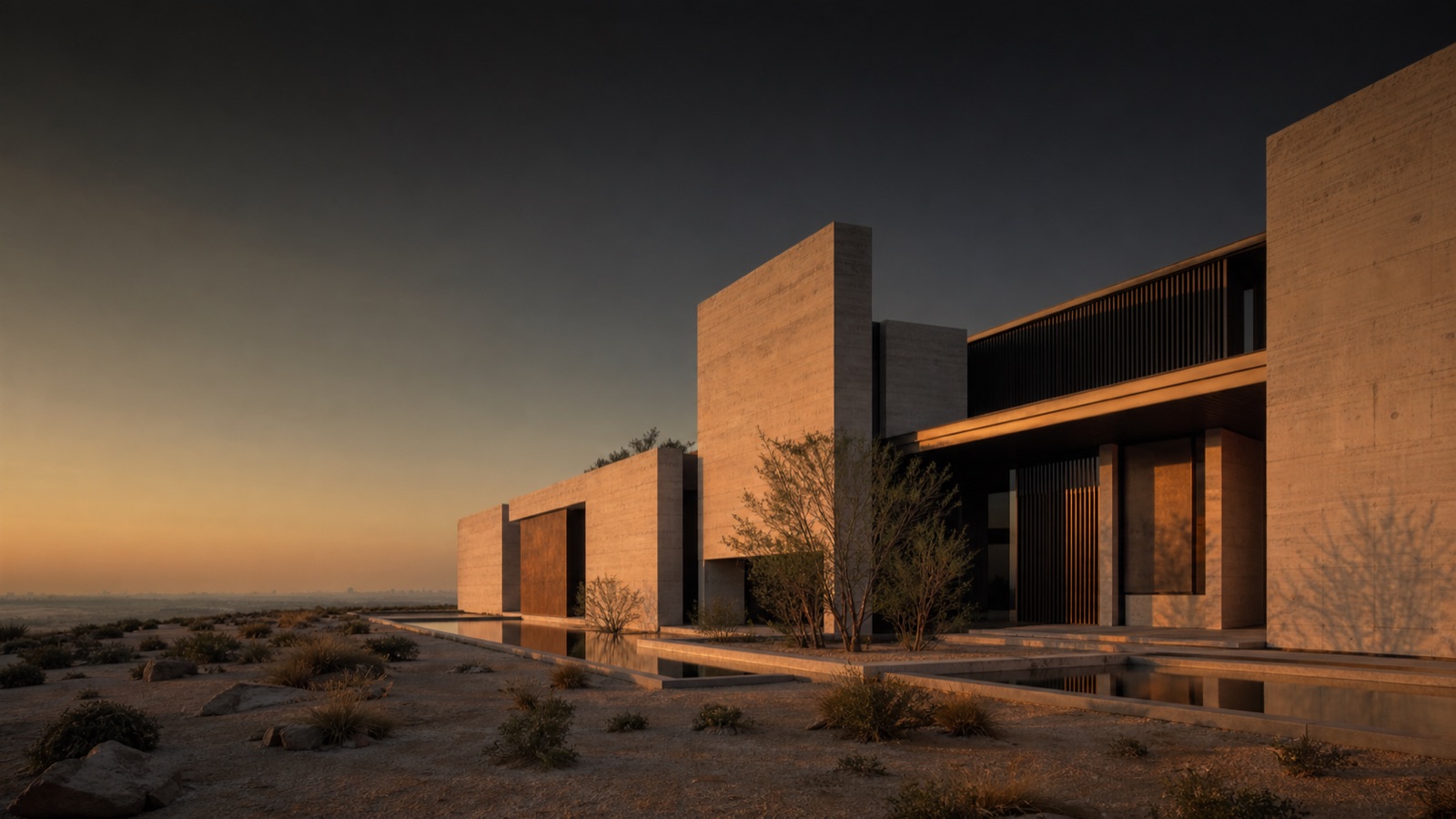 Contemporary desert villa — Forma Atelier concept